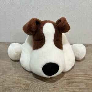 Russ Berrie Plush Hiccup the Beagle Dog - White and Brown 14”